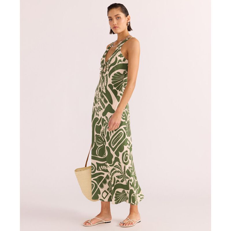 MINKPINK Amos Keyhole Midi Dress image number 3